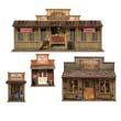 Western Wild West Town Props