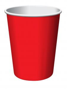 Classic Red 9 oz Paper Cups