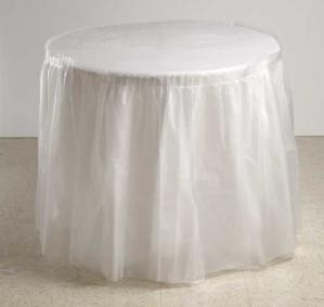Clear Octy-Round Table Cover Case