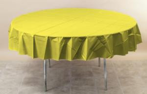 Mimosa Octy-Round Plastic Table Cover - 82 in
