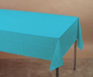 Bermuda Blue Paper Table Cover Case of 6