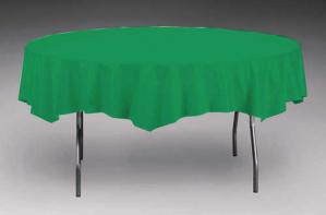 Emerald Green Octy-Round Paper-Lined Table Cover Case