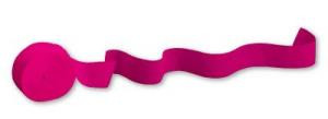Crepe Paper Streamer Hot Pink 500 feet