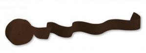 Crepe Paper Streamer Brown 500 feet