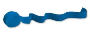 Crepe Paper Streamer Cobalt Blue 500 feet