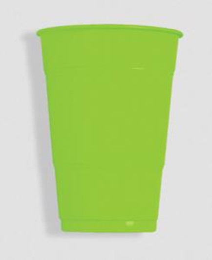 Fresh Lime 16 oz Plastic Cups