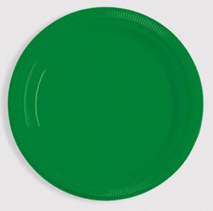 Emerald Green 7 Inch Plastic Plates