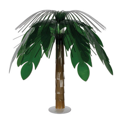 Luau Jungle Palm Cascade Centerpiece