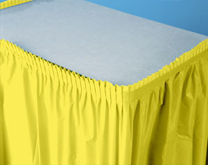 Mimosa Plastic Table Skirt