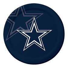 Dallas Cowboys 9 Inch Paper Plates