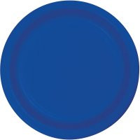 Cobalt 10" Plastic Plates - 20 ct
