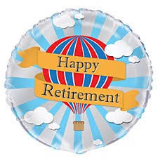 Retirement Foil Balloon 3 - 18 in