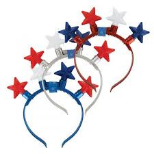 Jumbo Flashing Headband - 4 stars
Patriotic