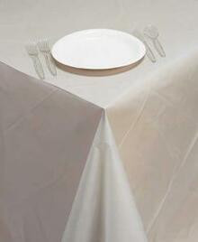 Clear Plastic Table Cover - 54 in x 108 in