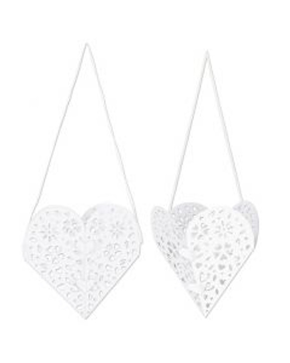 Hearts Die-Cut Hanging Decorations - 3 ct