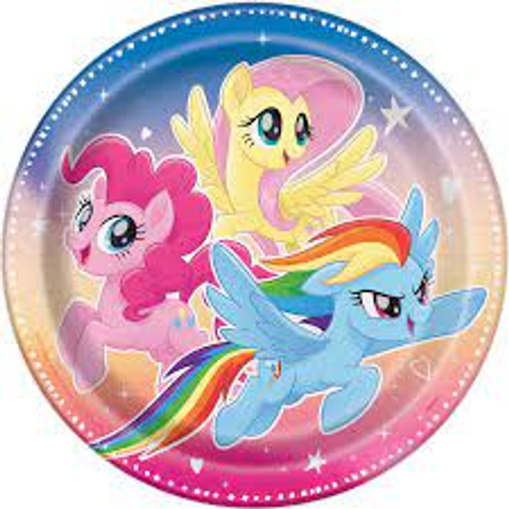 My Little Pony 9 in Paper Plates - 8 ct