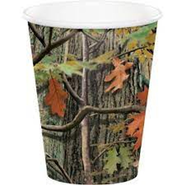 Hunting Camo 9 oz. Paper Cups - 8 ct