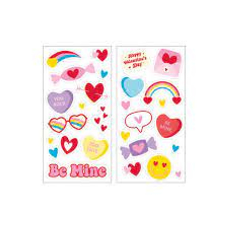 Valentines Day Stickers - 8 sheets