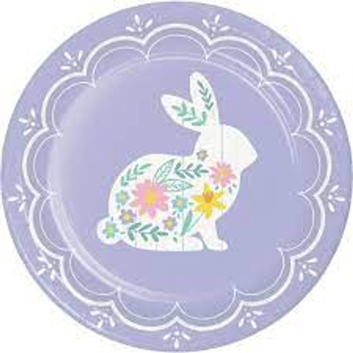 Easter Elegance 9 inch Paper Plates - 8 ct