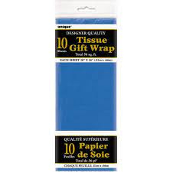 Tissue Paper Sheets - Royal Blue - 10 sheets
20 in x 26 in