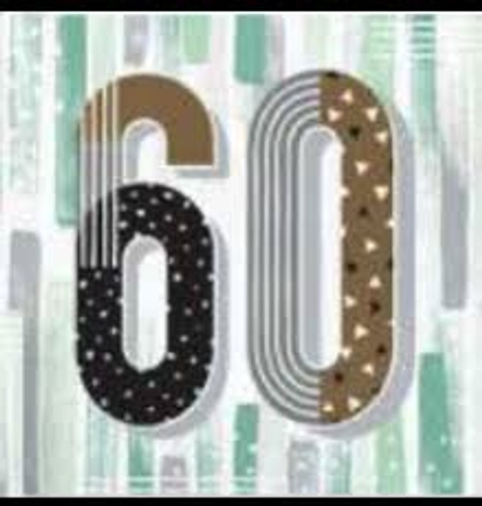 Minted Milestone 60 Lunch Napkins - 16 ct