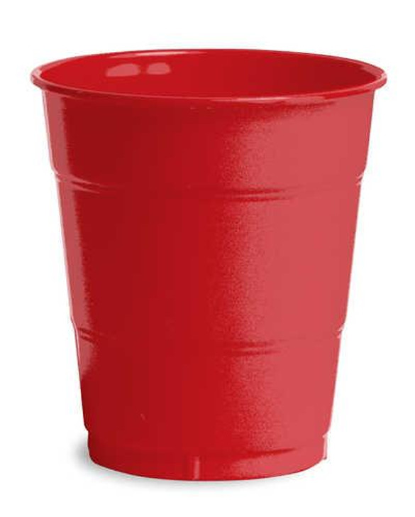 Classic Red 12 oz Plastic Cups - 20 ct