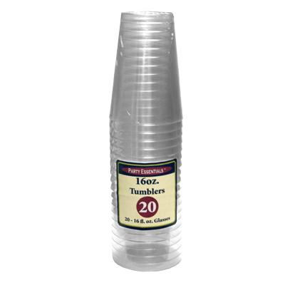 Tumblers 16 oz 20 Count