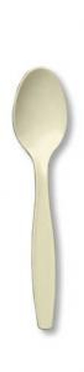Ivory Plastic Spoons Case
