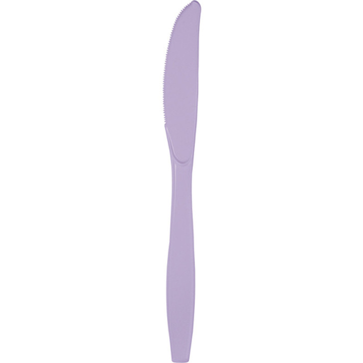 Luscious Lavender Plastic Knives Case