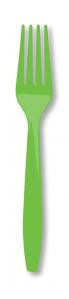 Fresh Lime Plastic Forks - 24 ct