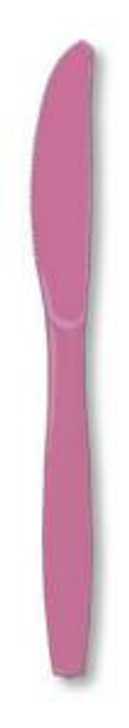 Candy Pink Plastic Knives Case