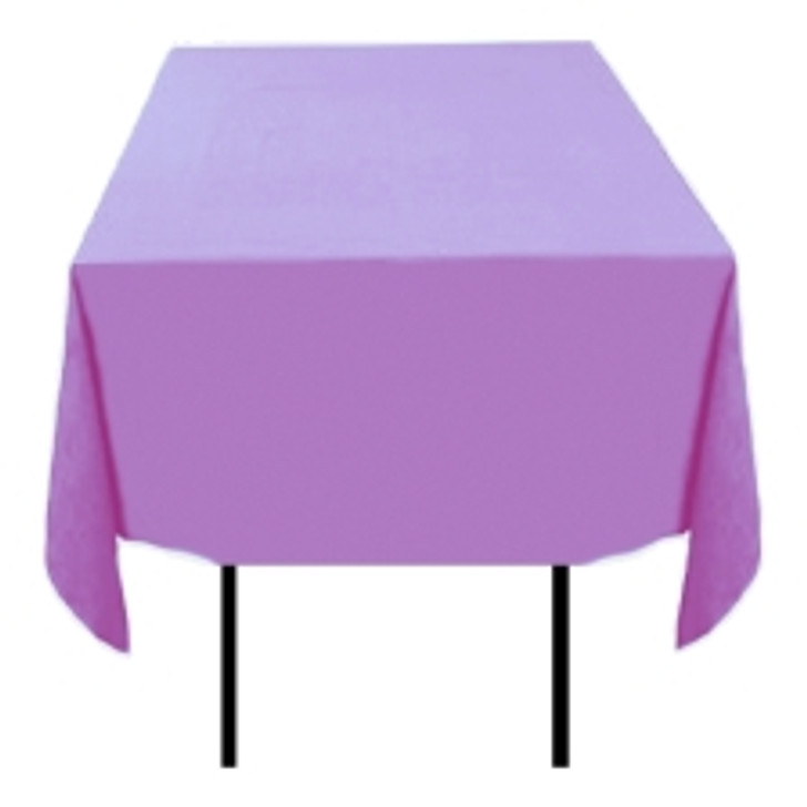 Luscious Lavender Plastic Table Cover Case 12ct