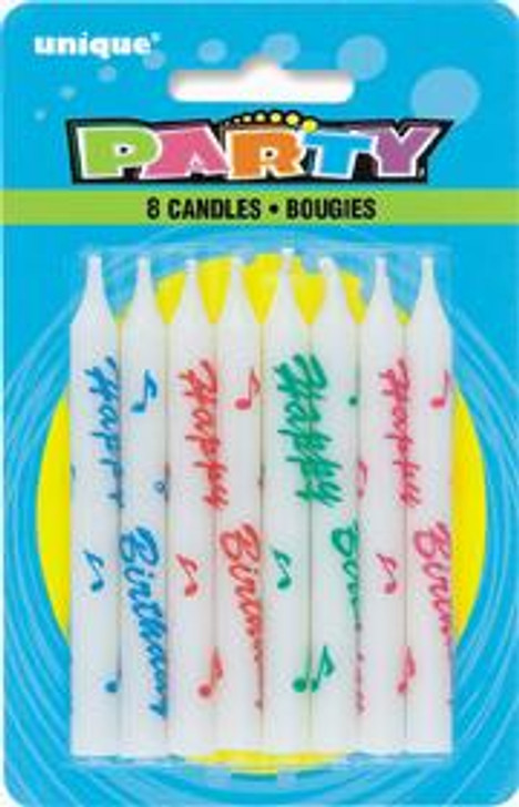 Happy Birthday Candles Multi-Color