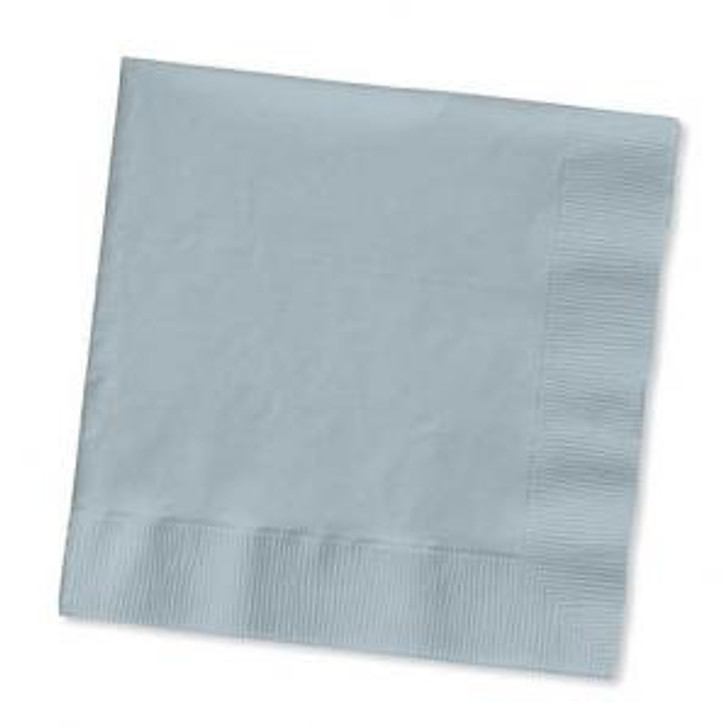 Shimmering Silver Beverage Napkins Catering Pack Case