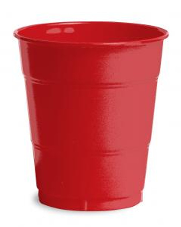 Creative Converting Plastic Cups, 16 oz, Burgundy - 20 count