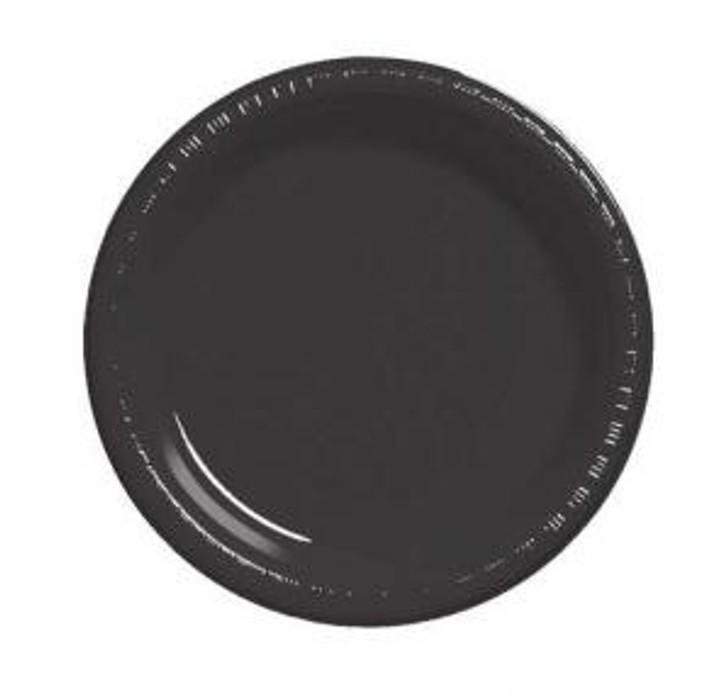 Black Velvet 10.25 Inch Plastic Plates Case