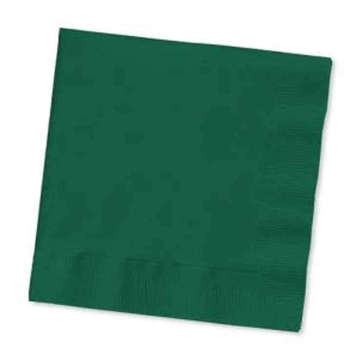 Hunter Green Luncheon Napkins Catering Pack Case