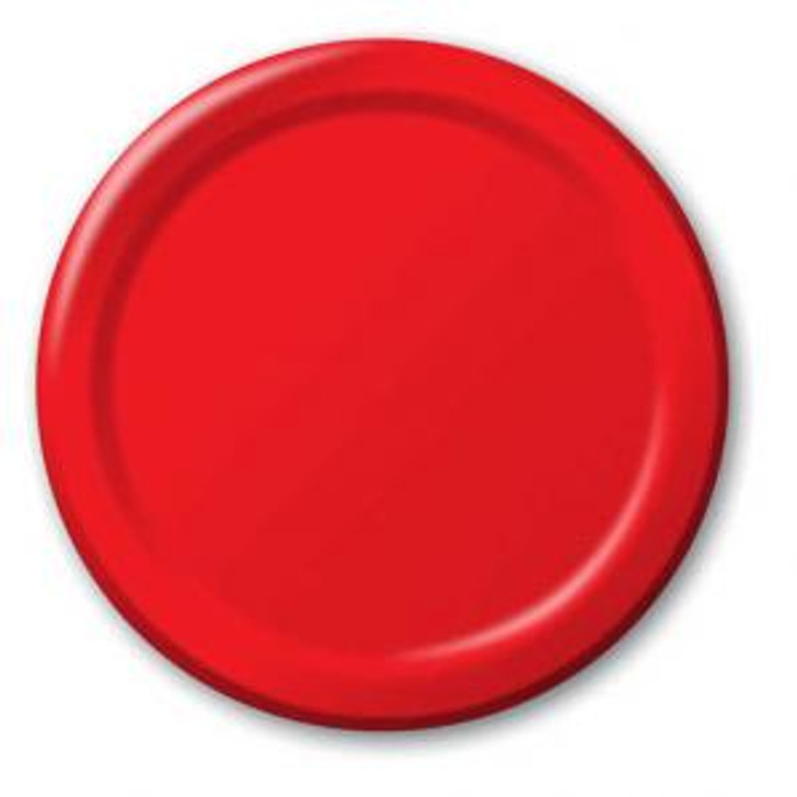 Classic Red 9 Inch Paper Plates Case