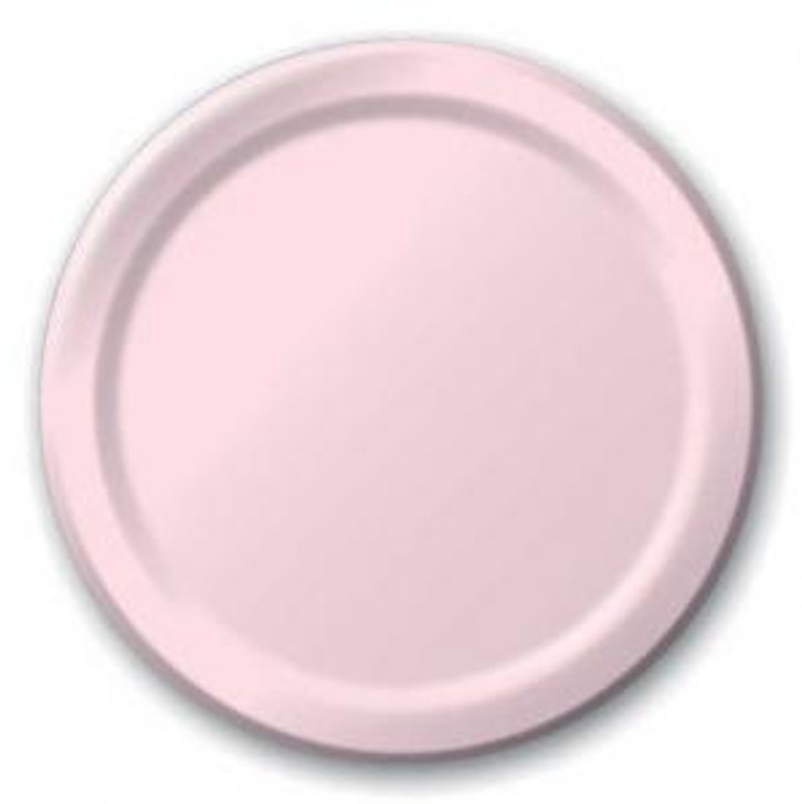 Classic Pink 9 Inch Paper Plates Case