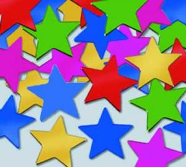 Multi-Colored Star-Shaped Fanci-Fetti