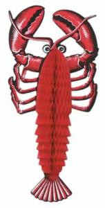 Luau Tissue Lobster Decoration