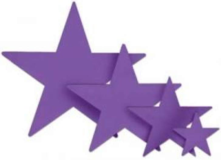 Purple 15 Inch Die Cut Foil Star