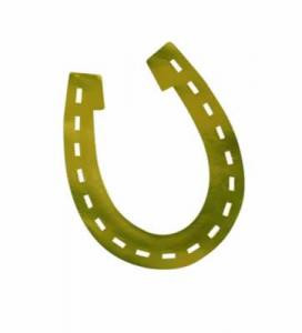 Western Gold Foil Horseshoe Silhouette