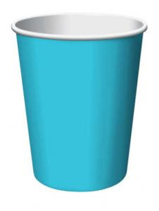 Bermuda Blue 9 oz Paper Cups Case