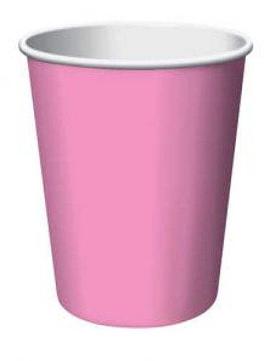 Candy Pink 9 oz Paper Cups Case