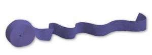 Crepe Paper Streamer Purple 500 feet