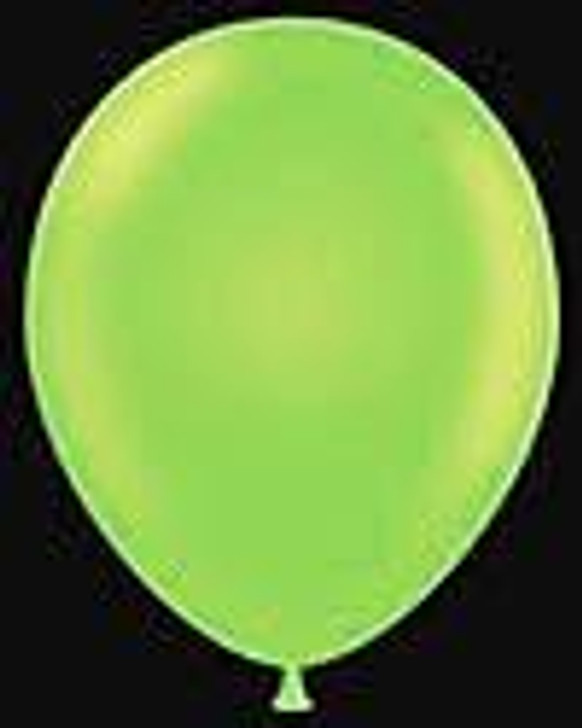 Lime Green Latex Balloon