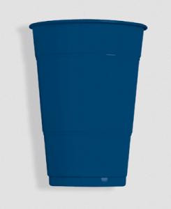 Navy 16 oz Plastic Cups