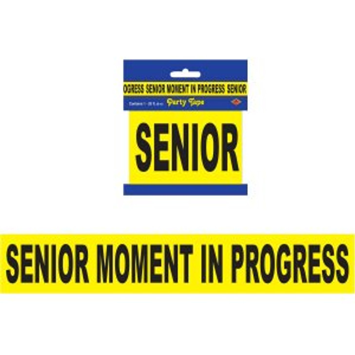Senior Moment In Progress Party Tape