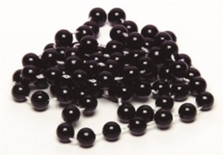 6 Count Black Bead Necklaces